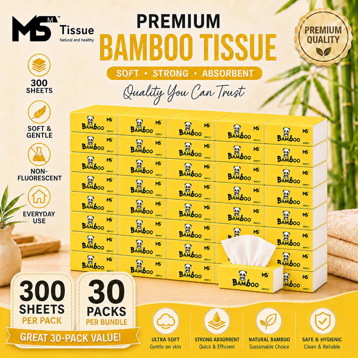 MSY-30PACKS facial tissue 30 packs